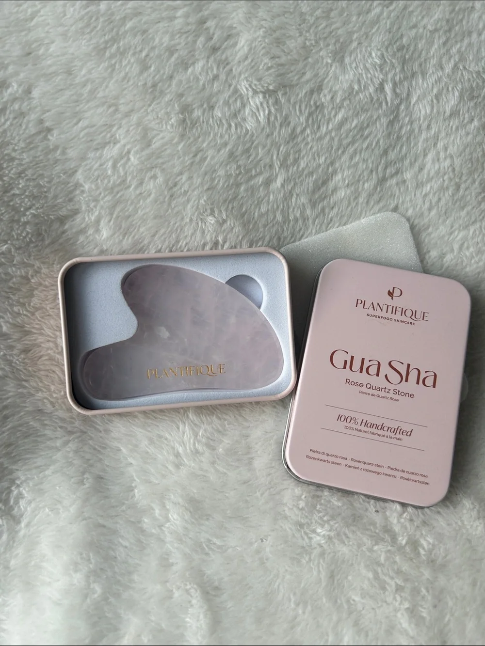Pink Rose Quartz Gua Sha Face Tool